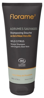 Florame Shampoing Douche Corps et Cheveux Agrumes Sauvages 200 ml