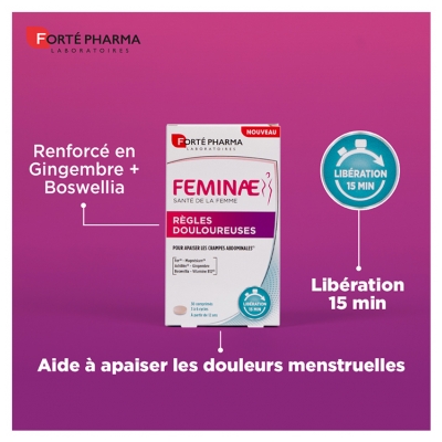 Forté Pharma Feminae Règles Douloureuses 30 Unités