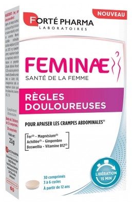 Forté Pharma Feminae Règles Douloureuses 30 Unités