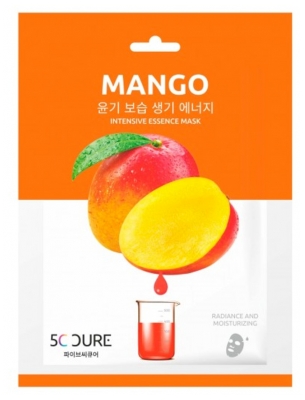 Jkosmec 5C Cure Essence Intensive Masque Tissu à la Mangue 25 ml
