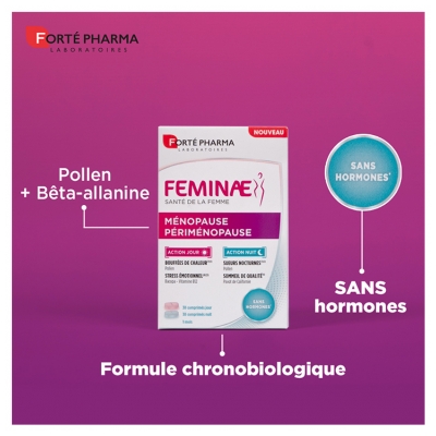 Forté Pharma Feminae Ménopause Périménopause Jour & Nuit 60 Unités