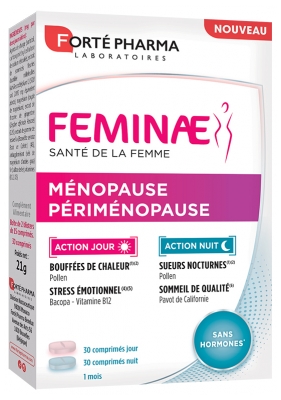 Forté Pharma Feminae Ménopause Périménopause Jour & Nuit 60 Unités