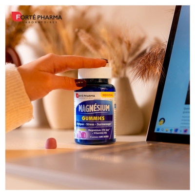 Forté Pharma Magnésium Gummies - Fatigue-Stress-Surmenage - 45 Gommes