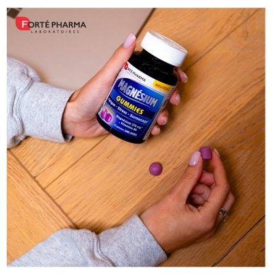 Forté Pharma Magnésium Gummies - Fatigue-Stress-Surmenage - 45 Gommes