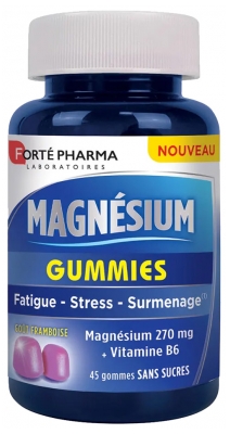 Forté Pharma Magnésium Gummies - Fatigue-Stress-Surmenage - 45 Gommes