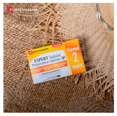 Forté Pharma Expert Solaire Préparateur Intense 3P 60 Unités