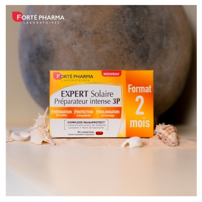Forté Pharma Expert Solaire Préparateur Intense 3P 60 Unités