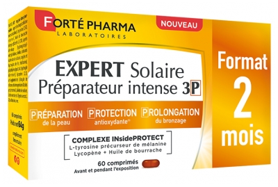 Forté Pharma Expert Solaire Préparateur Intense 3P 60 Unités