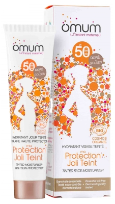 Omum Ma Protection Joli Teint Hydratant Visage Teinté SPF50 Bio 40 ml - Teinte : Doré