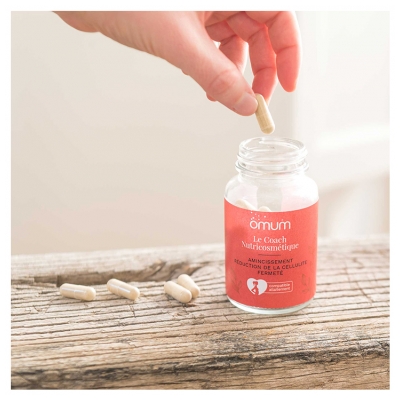 Omum le Coach Nutricosmétique : Complément Alimentaire Pour Affiner la Silhouette - 60 Gélules