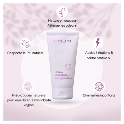 Omum L'Intime Soin d'Hygiène Intime Hydratant et Apaisant Bio150 ml
