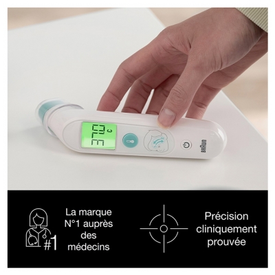 Braun Thermomètre Temporal TempleSwipe