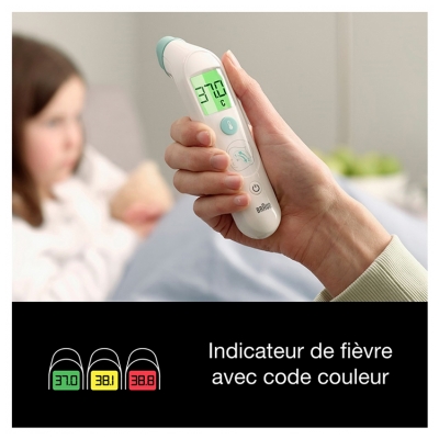 Braun Thermomètre Temporal TempleSwipe