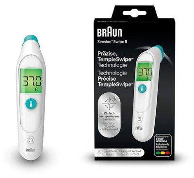 Braun Thermomètre Temporal TempleSwipe