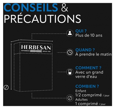 Herbesan Magnésium et Vitamine B6 LP 30 Comprimés