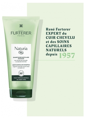 René Furterer Naturia Shampooing Micellaire Naturel Bio 400 ml