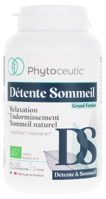 Phytoceutic Détente & Sommeil Bio 120 Comprimés