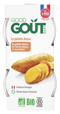 Good Goût La Patate Douce à Partir de 4 Mois Bio 2 Pots