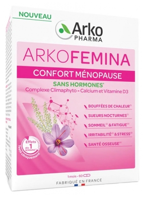 Arkopharma Arko Femina Confort Ménopause 60 Unités