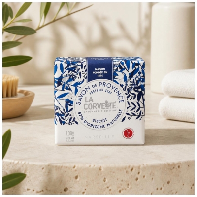 La Corvette Savon de Provence Biscuit 100 Grammes