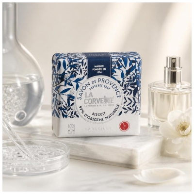 La Corvette Savon de Provence Biscuit 100 Grammes