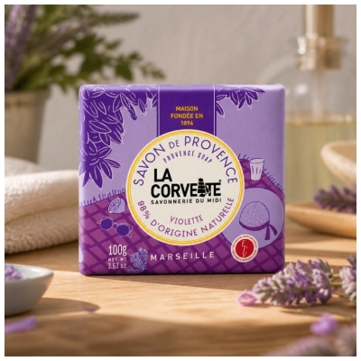 La Corvette Salon de Provence Violette 100 Grammes