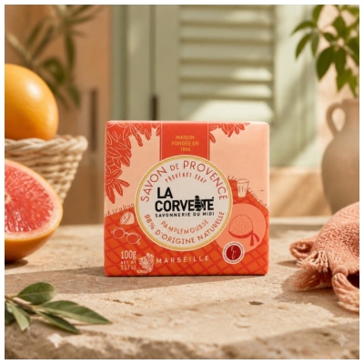 La Corvette Savon de Provence Pamplemousse 100 Grammes