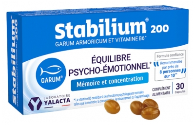 Laboratoire Yalacta Stabilium 200 Équilibre Psycho-Émotionnel 30 Unités