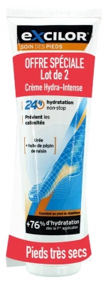 Excilor Crème Hydra-Intense Lot 2 x 125 ML