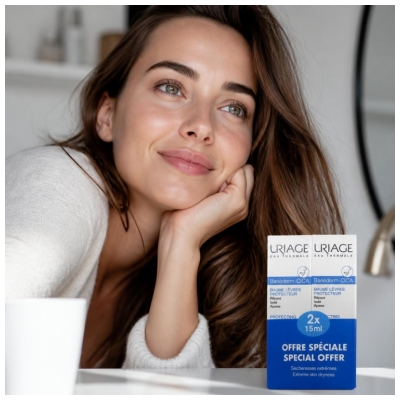 Uriage Bariéderm Cica-Lèvres Baume Protecteur 15 ml X2