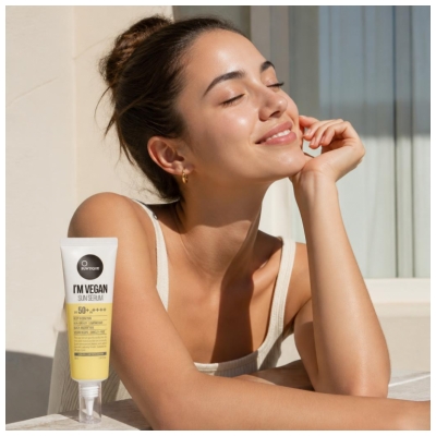 Suntique I'm Vegan Sun Serum Crème Solaire Visage SPF50+ 50 ML
