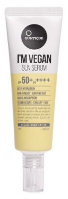 Suntique I'm Vegan Sun Serum Crème Solaire Visage SPF50+ 50 ML