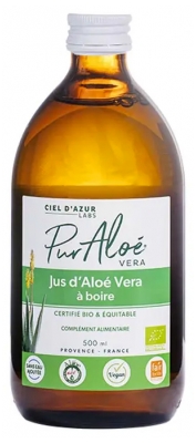 PURALOE Jus d'Aloe Vera à Boire Bio 500 ML