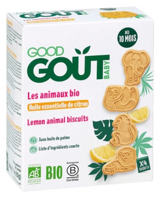 Good Goût Les Animaux Bio Huile Essentielle de Citron Dès 10 Mois Bio 80 G