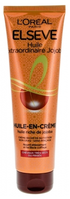 L'Oréal Paris Elseve Huile Extraordinaire Jojoba pour Cheveux Très Secs ou Frisés 150 ML