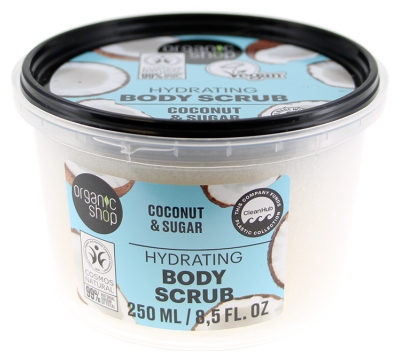 Organic Shop Body Scrub Gommage Hydratant pour le Corps Noix de Coco 250 ml