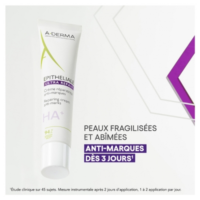 A-DERMA Epitheliale A.H Ultra Repair Crème Réparatrice et Anti Marques de 40 ML