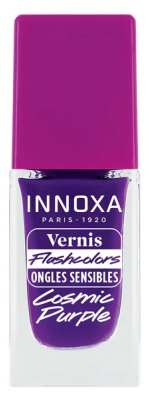 Innoxa Vernis Flashcolors pour Ongles Sensibles 8 ML - Couleur : Cosmic Purple