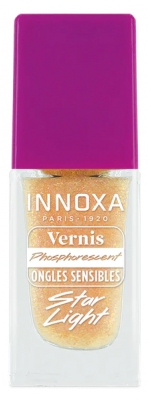 Innoxa Vernis Phosphorescent pour Ongles Sensibles 8 ML - Couleur : Star Light