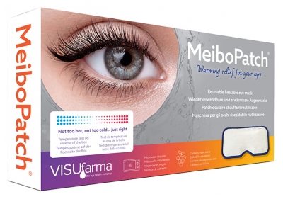VISUfarma Meibopatch Réutilisable Patch Oculaire Chauffant