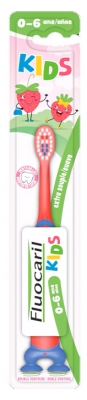 Fluocaril Brosse à Dents Kids Extra-Souple de 2 à 6 Ans - Couleur : Rouge et Bleu