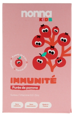 Nonna Lab Kids Immunité Purée de Pomme 10 Unités