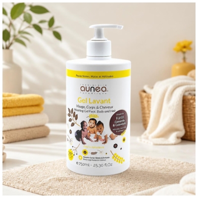 Aunéa Gel Lavant Visage et Corps 750 ML