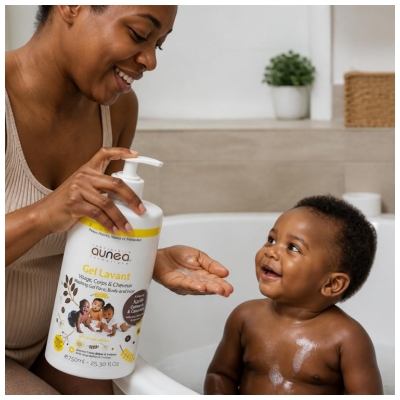 Aunéa Gel Lavant Visage et Corps 750 ML