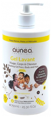 Aunéa Gel Lavant Visage et Corps 750 ML