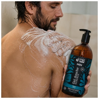 MKL Green Nature Men Gel Douche Surgras Tonic de 1 Litre