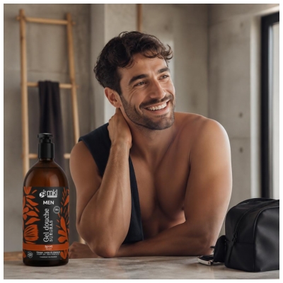 MKL Green Nature Men Gel Douche Surgras Sport de 1 Litre