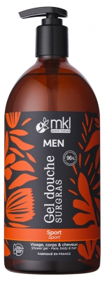 MKL Green Nature Men Gel Douche Surgras Sport de 1 Litre