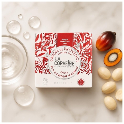 La Corvette Savon de Provence Épices 100 Grammes