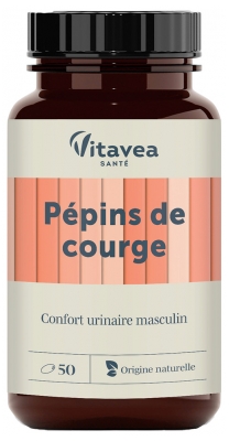 Vitavea Pépins de Courge Confort Urinaire Masculin 50 Unités